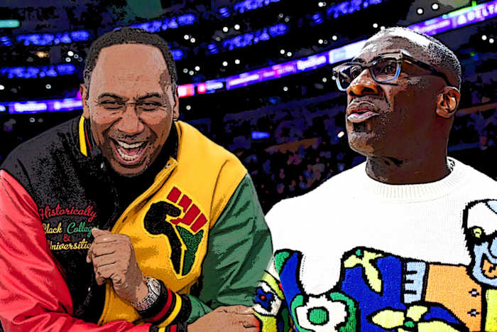 Stephen A. Smith and Shannon Sharpe